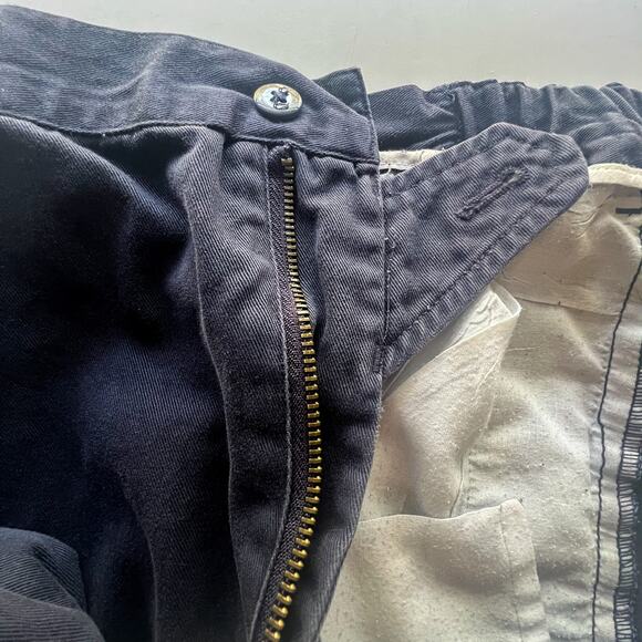 King Size "For Tall and Big Men" Vintage Pleated 90's Navy Khaki Pants 58/38. - Picture 6 of 8